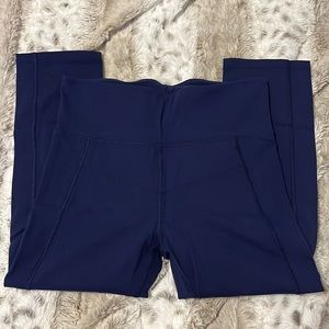 Lorna Jane Navy Blue Cropped Leggings